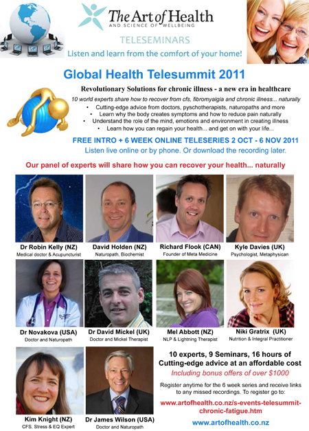 Global Health Telesummit 2011 - A new era in healthcare - natural solutions for chronic illness